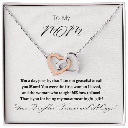 Your Mom deserves to know how you feel about her. She will enjoy this beautiful necklace!!